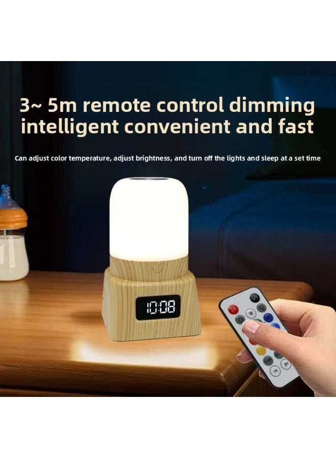 Creative Design Colorful Ambient Light - Eye-Friendly Soft Light Desk Lamp for Reading & Study, Bedside Multifunctional Night Light with Integrated Clock - Image 5